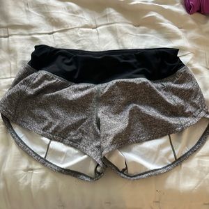 Lululemon speed ups in heather gray size 2